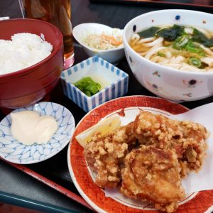 Lunch at Nishiya, a popular Japanese restaurant in Shinsaibashi