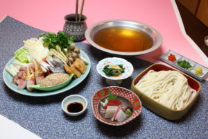 ＜自慢のうどんちりやしゃぶしゃぶ鍋を堪能＞飲み放題付コース4,000円～