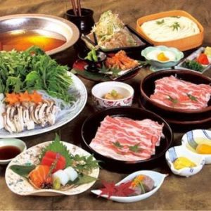 ＜自慢のうどんちりやしゃぶしゃぶ鍋を堪能＞飲み放題付コース4,000円～