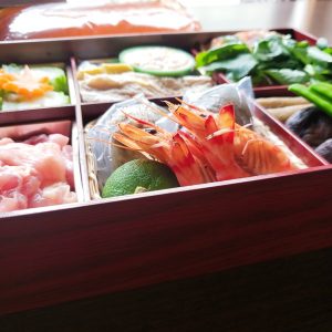 心斎橋でうどんちりがお取り寄せできる【うどんちり本家　にし家本店】
